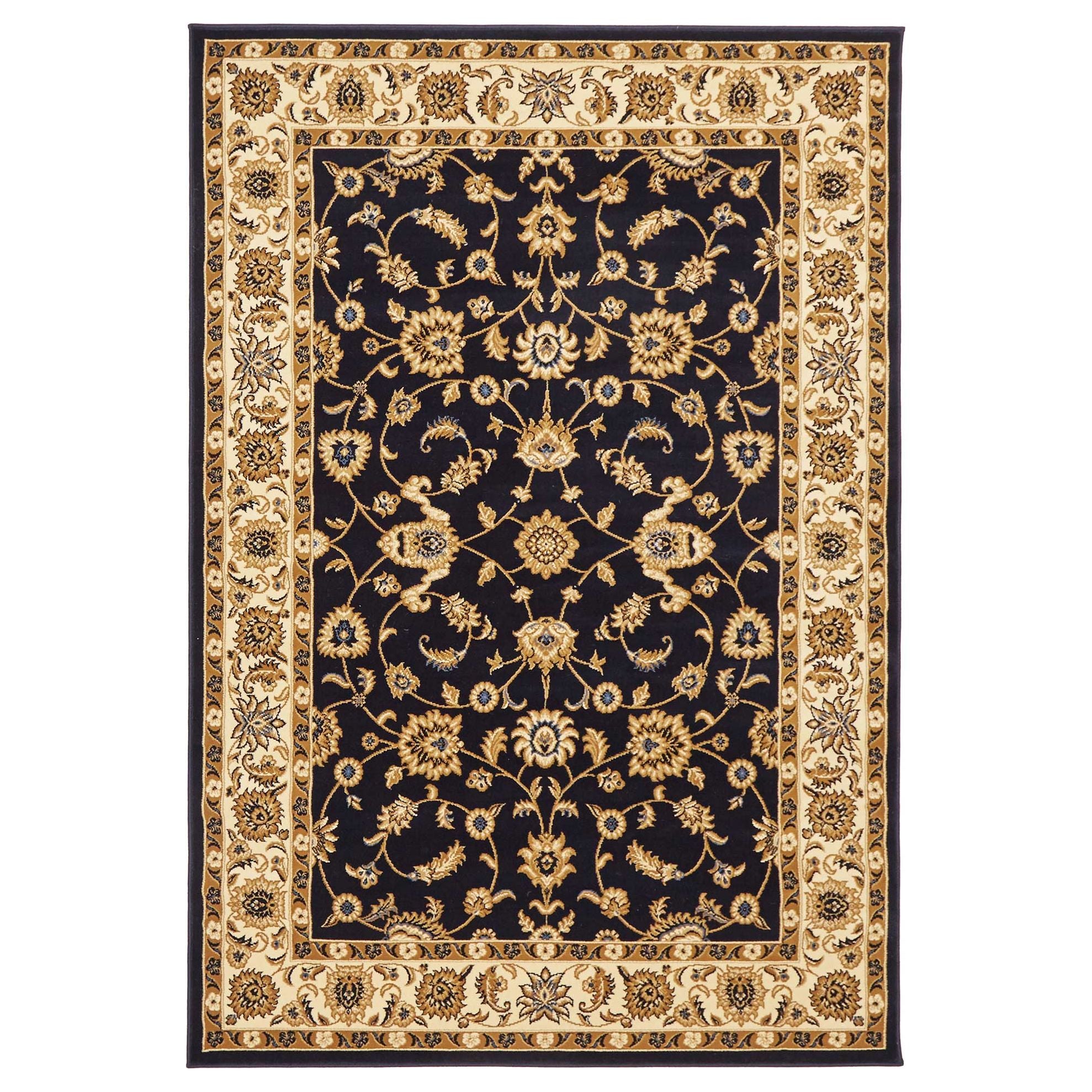 Sydney 1 Navy Ivory Rug by Rug Culture - 330X240CM - RECTANGLE