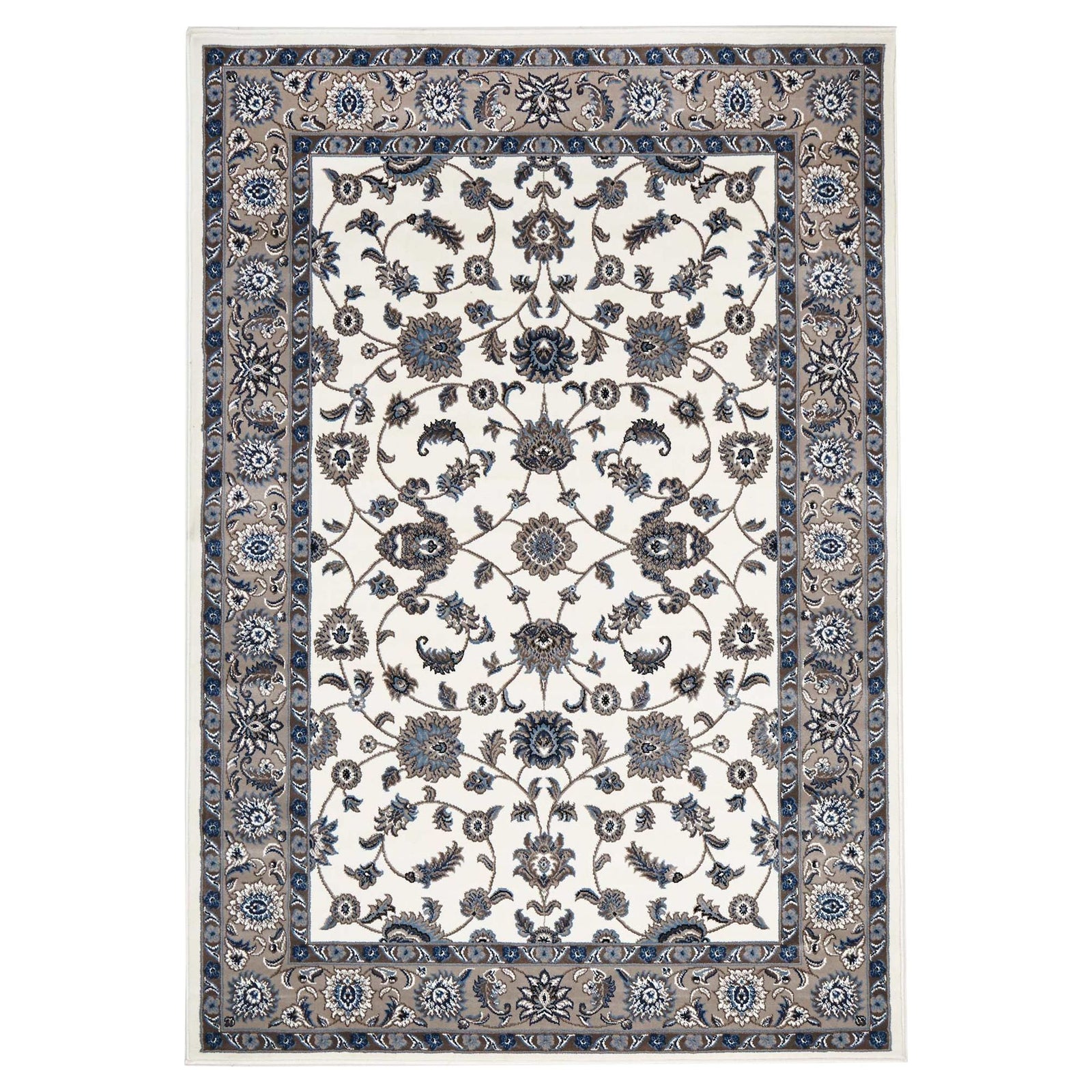 Sydney 1 White Beige Runner Rug by Rug Culture - 300X80CM - RUNNER