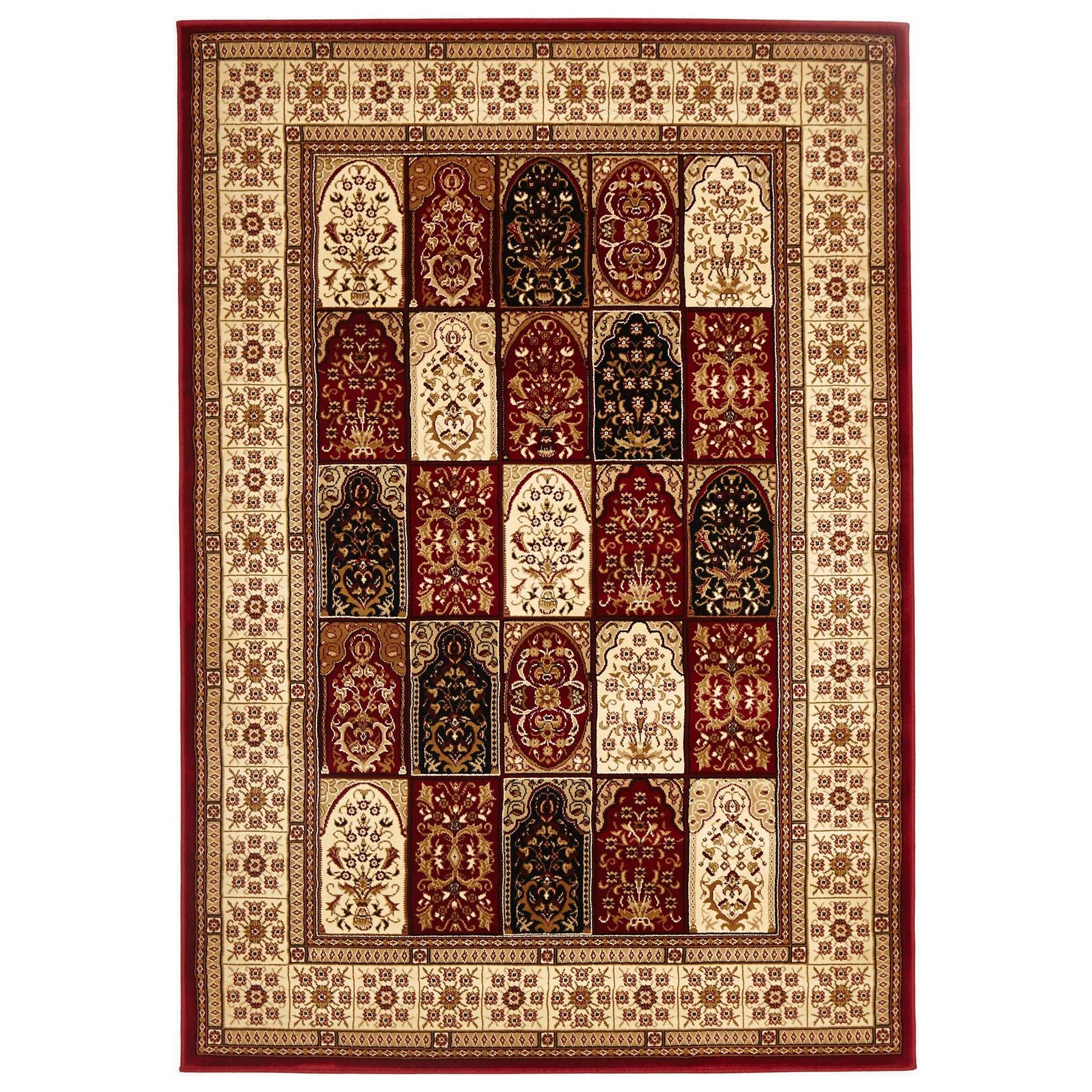 Sydney 4 Red Ivory Runner Rug by Rug Culture - 300X80CM - RUNNER