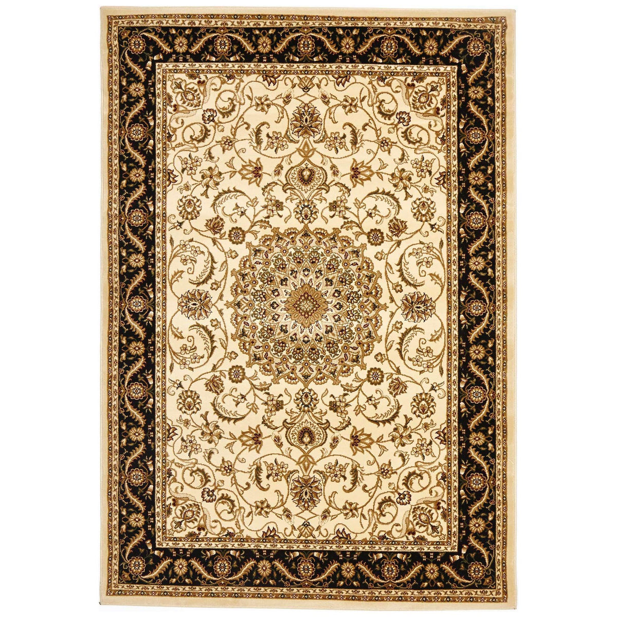 Sydney 9 Ivory Black Runner Rug by Rug Culture - 400X80CM - RUNNER