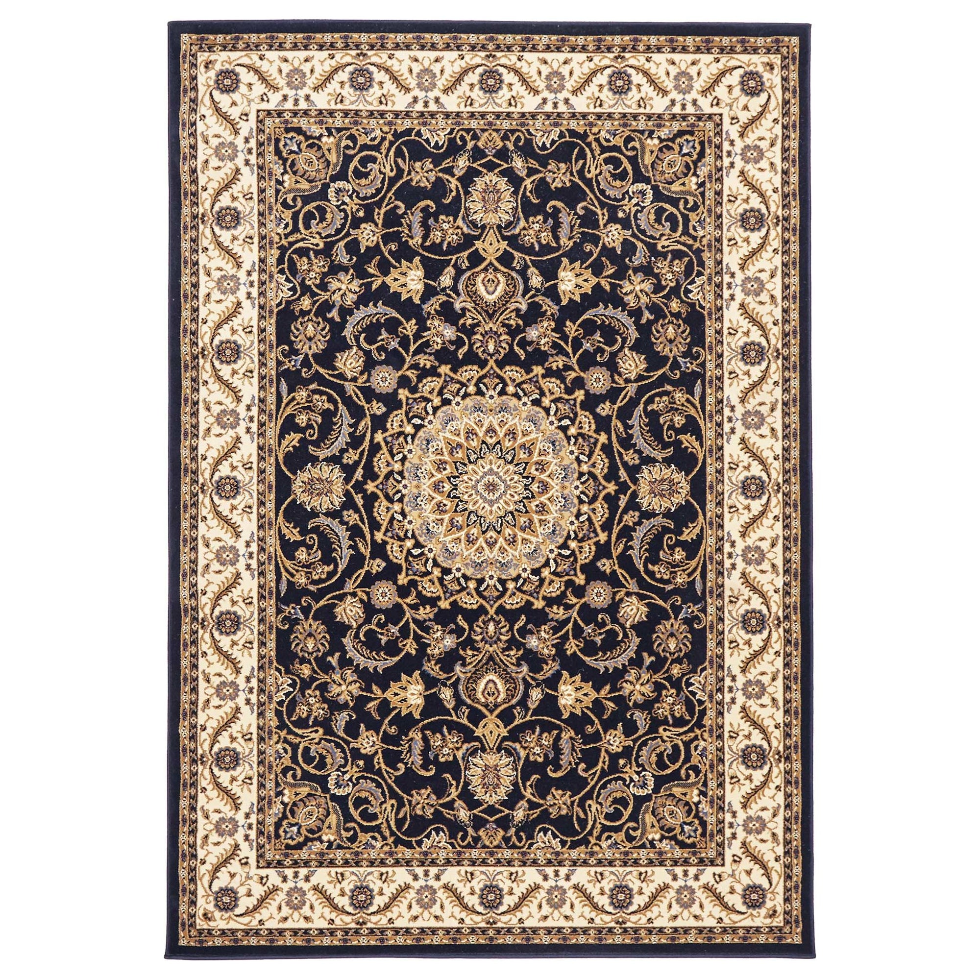 Sydney 9 Navy Ivory Rug by Rug Culture - 290X200CM - RECTANGLE