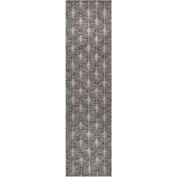 Terrace 5502 Black Runner by Rug Culture-300X80CM - RUNNER