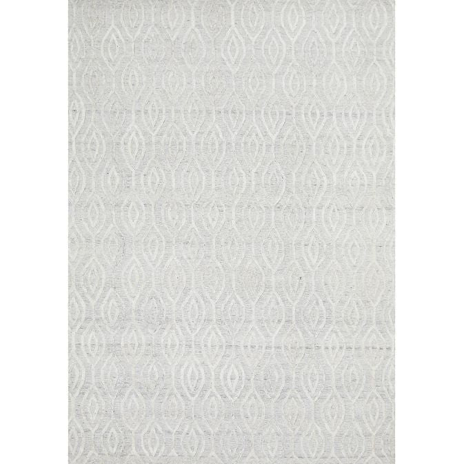 Visions 5050 White Rug by Rug Culture-225X155CM - RECTANGLE