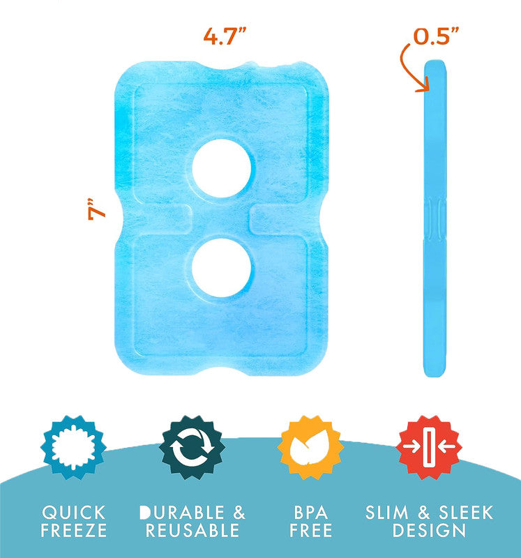 Stainless Steel Snack Box Container with Ice Pack & Lunch Bag for Man & Women - Bento Lunch Box Kit for School,office,Work,Travel,Camping, Reusable Lunch Meal Prep Containers Compartment Leak-Proof