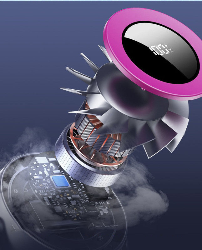 Desk Fan, Small Quiet LED Display Portable Table Fans, 180°Tilt, 100 Speeds, 5 Modes, Rechargeable 4000mAh Battery Operated USB Fan For Office, Bedroom, Outdoor(Black)Christmas Gifts