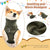 Dog Anxiety Vest and Coat, Vet Visits and Separation - Keep Pet Calm, Dog Jacket for Thunder, Fireworks, Anti Anxiety Vest for Dogs and Cat Body and Ear, Green , XS.