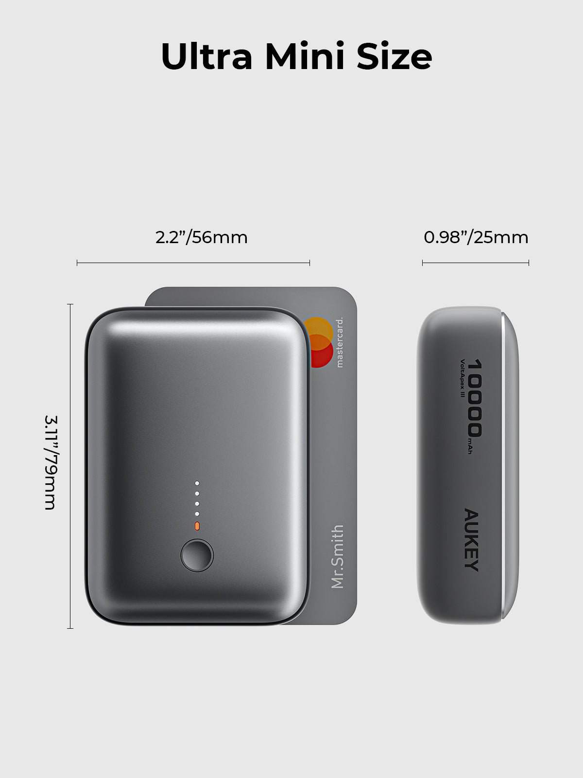 AUKEY Spark Mini 10000 Compact Fast Charging Power Bank (PB-Y55)