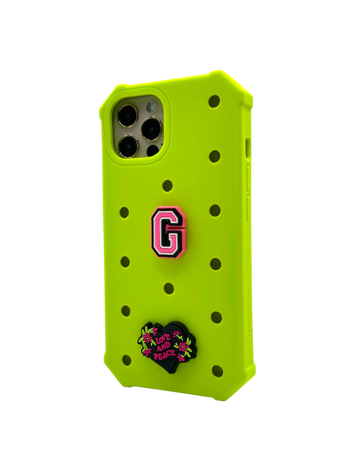 Lovefone Kids Silicone Case iPhone 12/12 Pro Acid Green