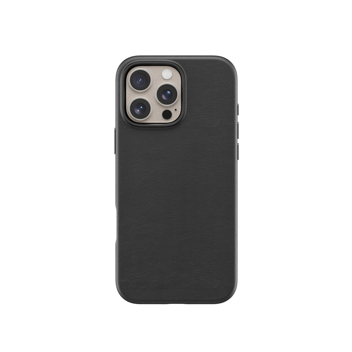 Lovefone Genuine Crafted Leather Case iPhone 15 Pro Max Black