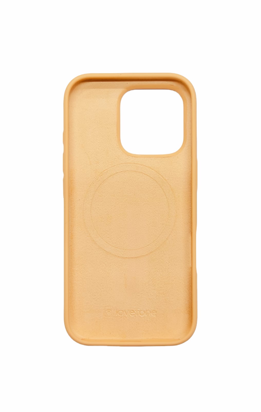 Lovefone Genuine Liquid Silicone Case iPhone 15 Pro Max Orange