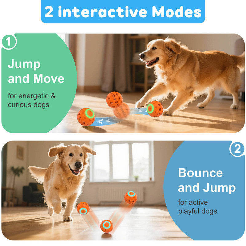 pet products Electric bouncing ball for grinding teeth and teasing pets