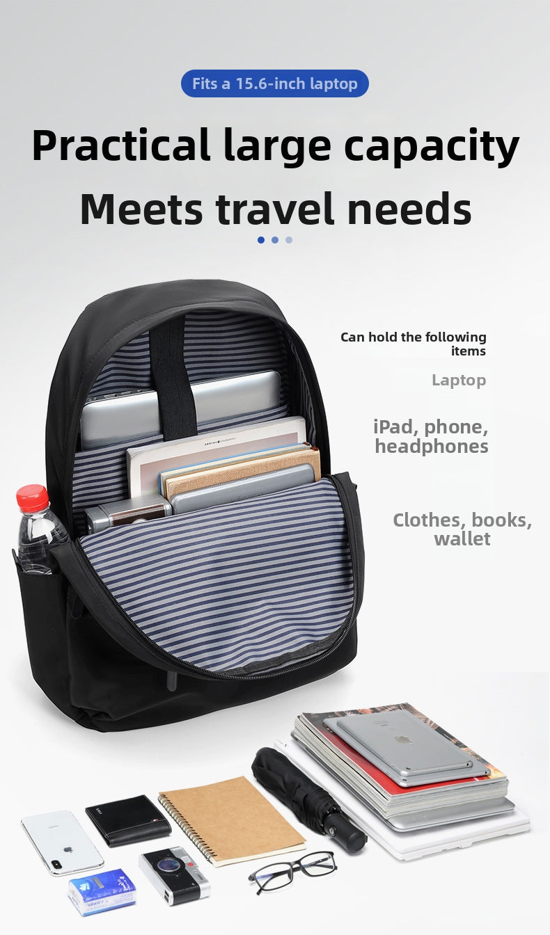 Men's Lightweight Business Laptop Backpack - Water-resistant Office Commuter Backpack