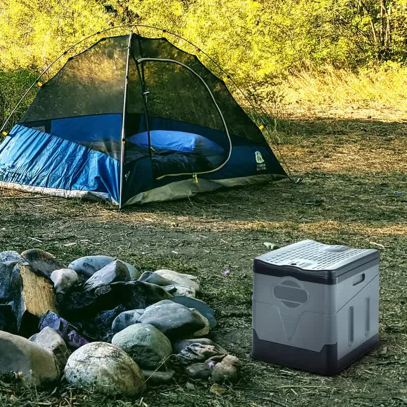 Portable Car Toilet with Integrated Waste Bin - Durable PP Material, Ideal for RVs, Outdoor Camping & Emergency Situations - Sleek Design with Ventilation Slits RV Toilets