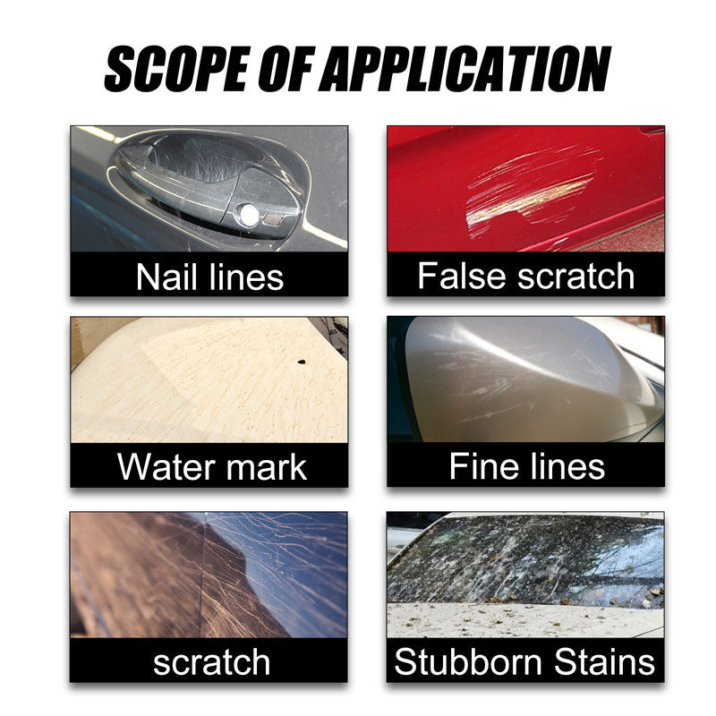 Homonth Car Scratch Remover Cloth, Car Scratch Repair Paint Polishing Scratch Refurbishment Maintenance Wipe