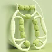 Exercise Fitness Leg Circular Thigh Calf Massage Roller with 12 Wheels for Muscle Stretching And Relaxation.