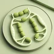 Exercise Fitness Leg Circular Thigh Calf Massage Roller with 12 Wheels for Muscle Stretching And Relaxation.