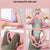 Non-electric pelvic floor muscle trainer and thigh exerciser, suitable for women's postpartum recovery, leg and gluteal fitness