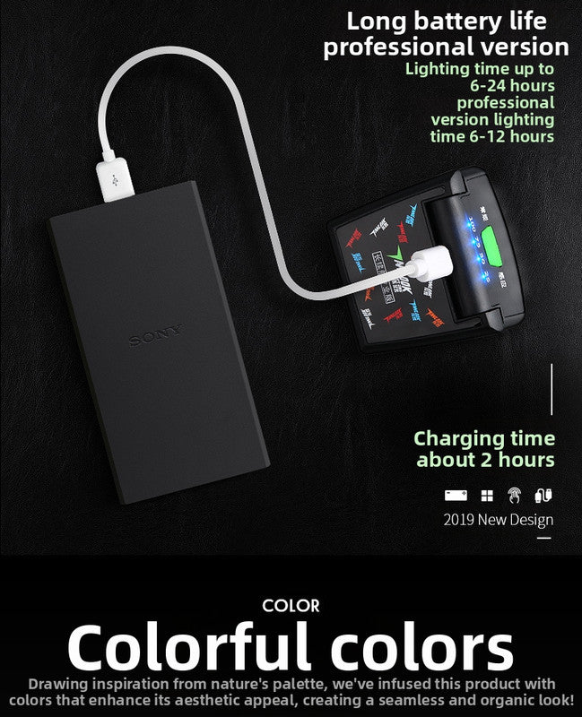 Outdoor sports products  Dew detection LED induction headlight, rechargeable strong light for night fishing