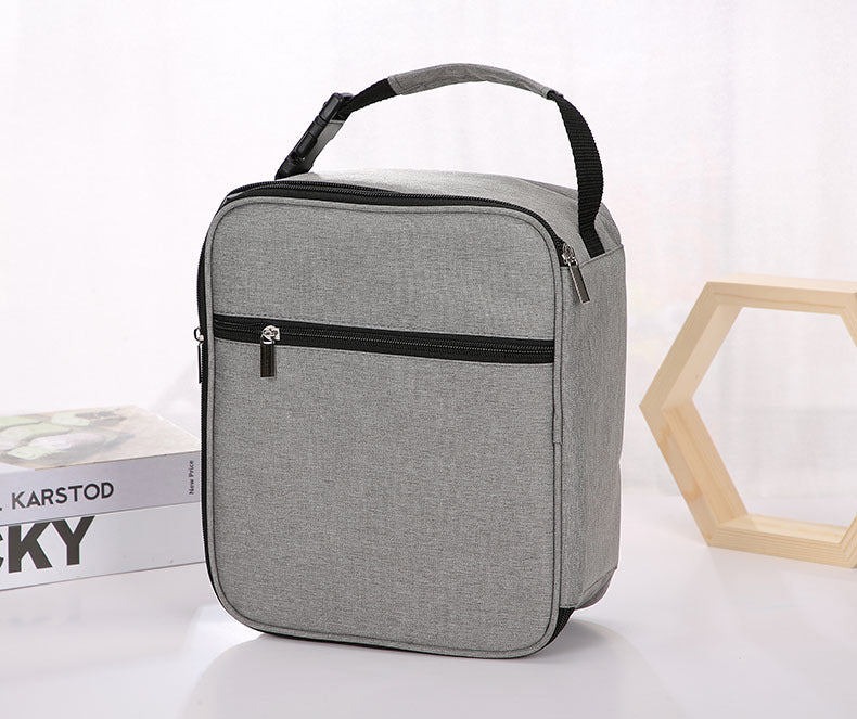 Handheld Picnic Cooler Bag Made of Oxford Fabric