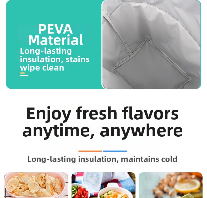 Thermal Insulated Lunch Bag made of Oxford Cloth for Commuting & Office