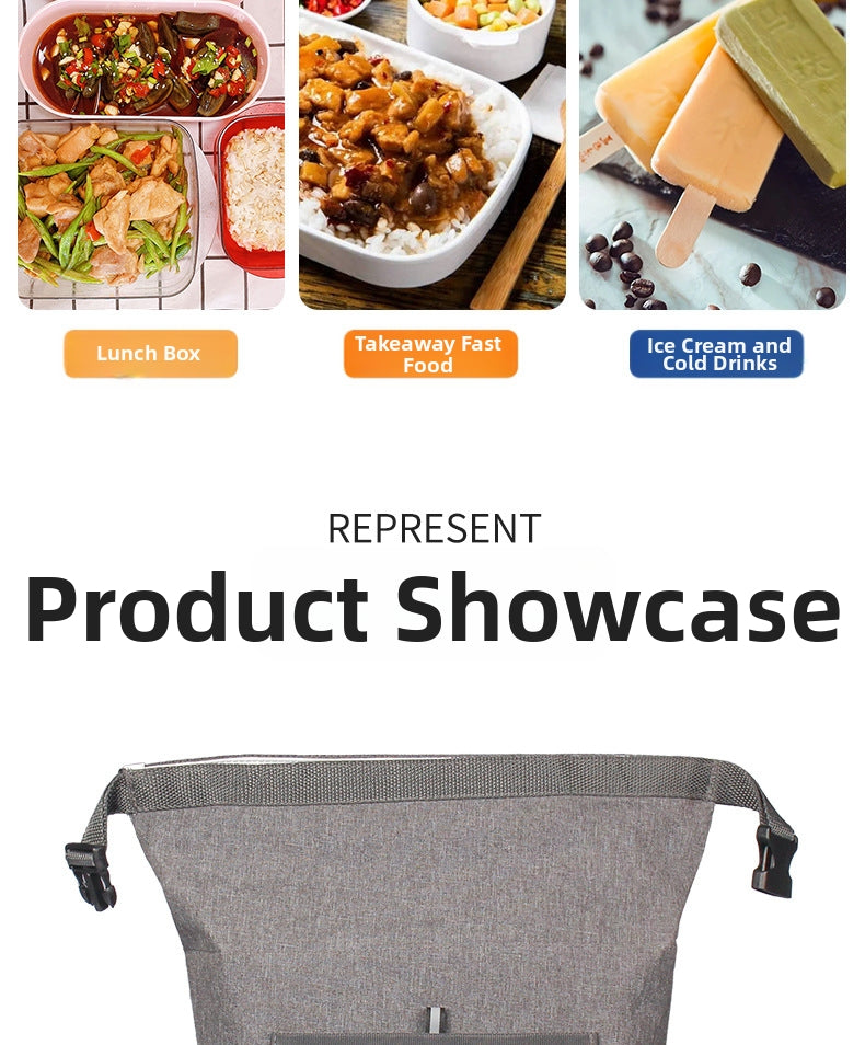 Thermal Insulated Lunch Bag made of Oxford Cloth for Commuting & Office