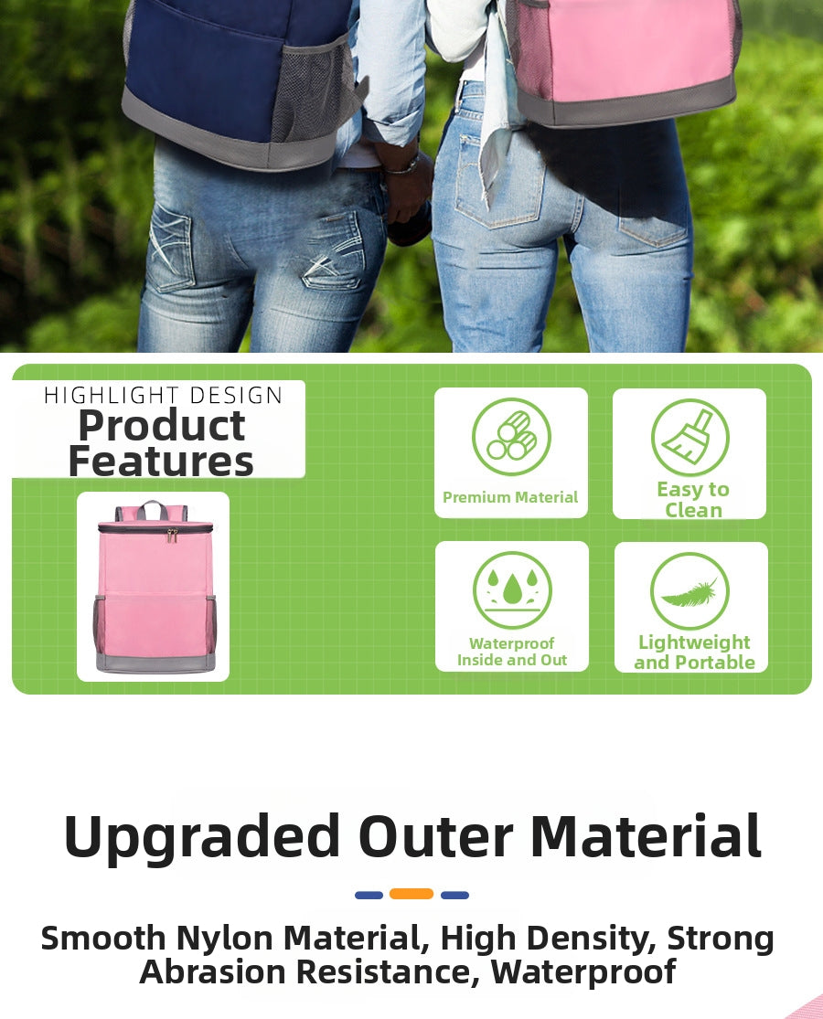 PVEA Thermal Insulated Cooler Backpack for Outdoor Use