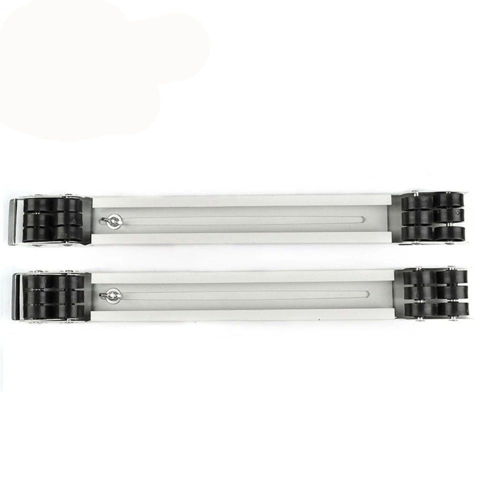 2PC Grey+Lever Handle Furniture Lifter Heavy Roller Move Tool Set Moving Wheel Mover Sliders Kit