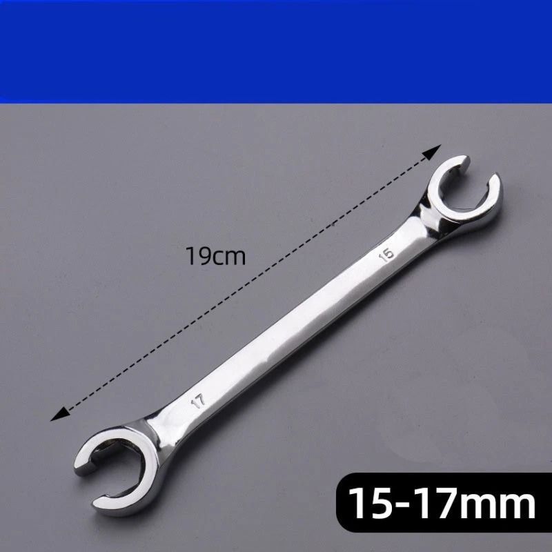 5Pcs Flare Nut Wrench Set Offset End Spanner Metric 6 8 9 10 11 12 13 14 15 17MM