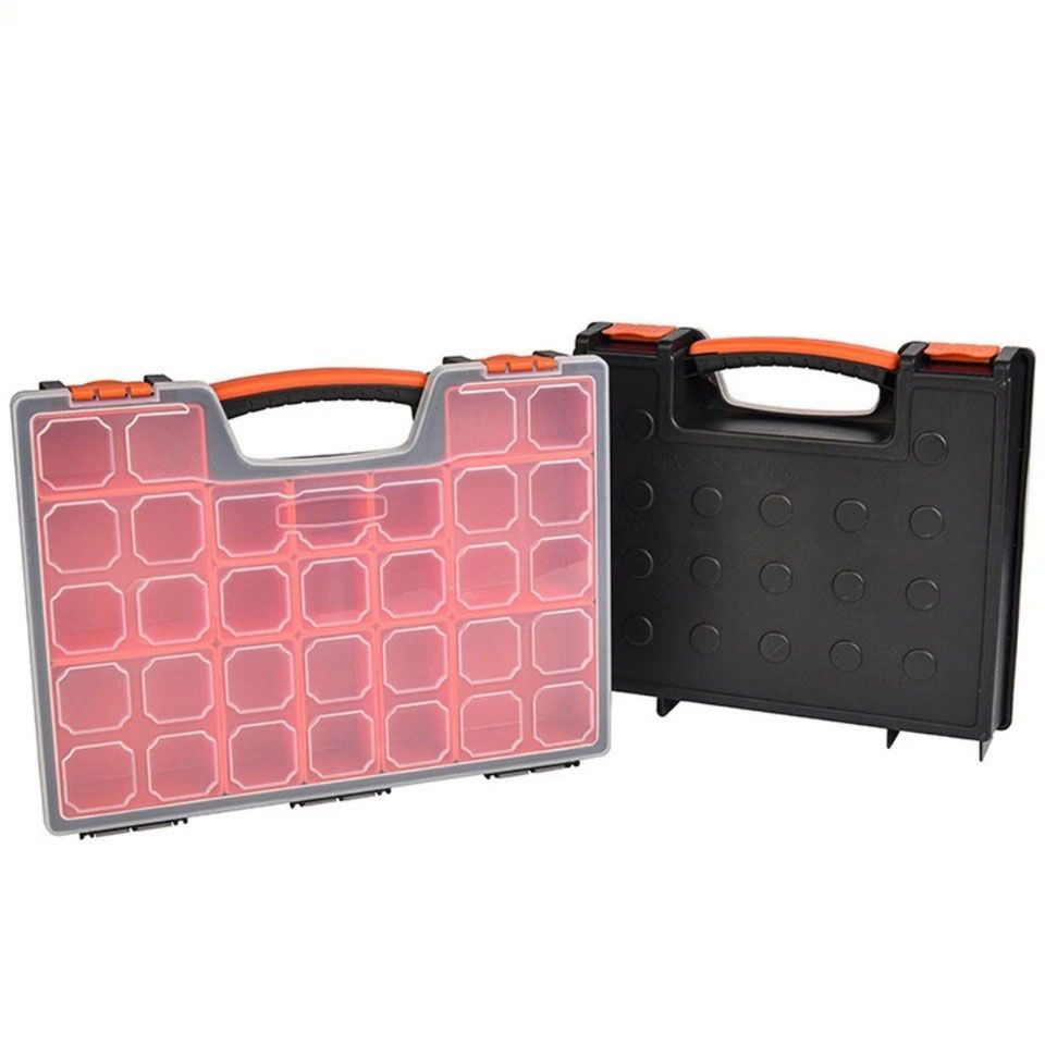 3PC SET 14 +15+22 Compartments Storage Organizer Tool Box Plastic Bin Screw Case