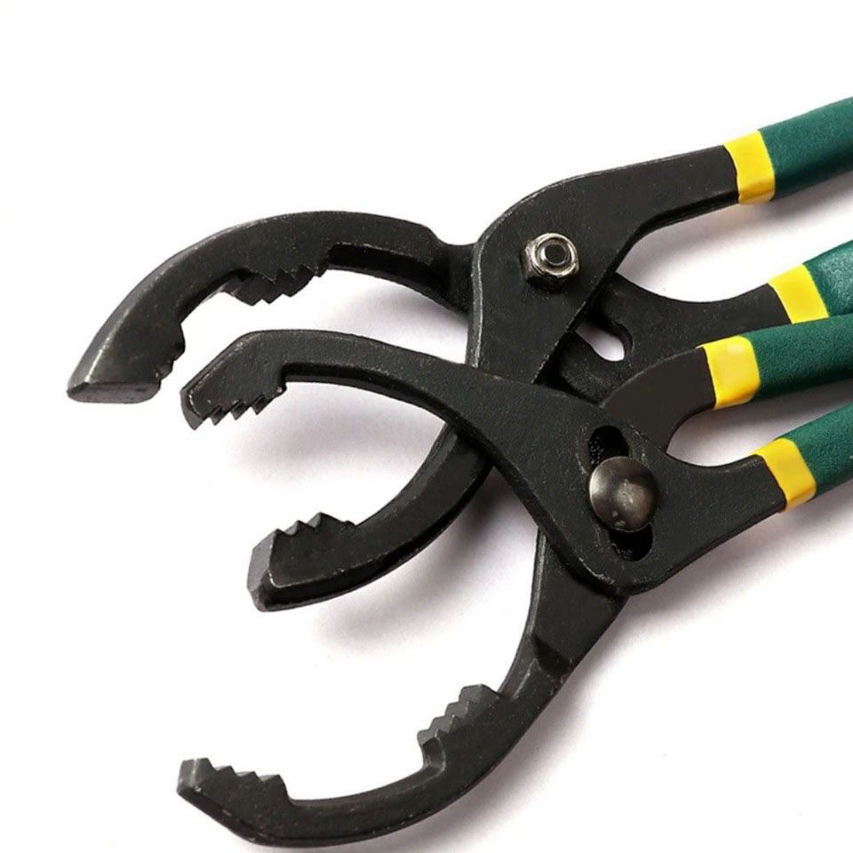 1PC 10" 230MM Adjustable Car Oil Filter Wrench Pliers Hand Removal Tool