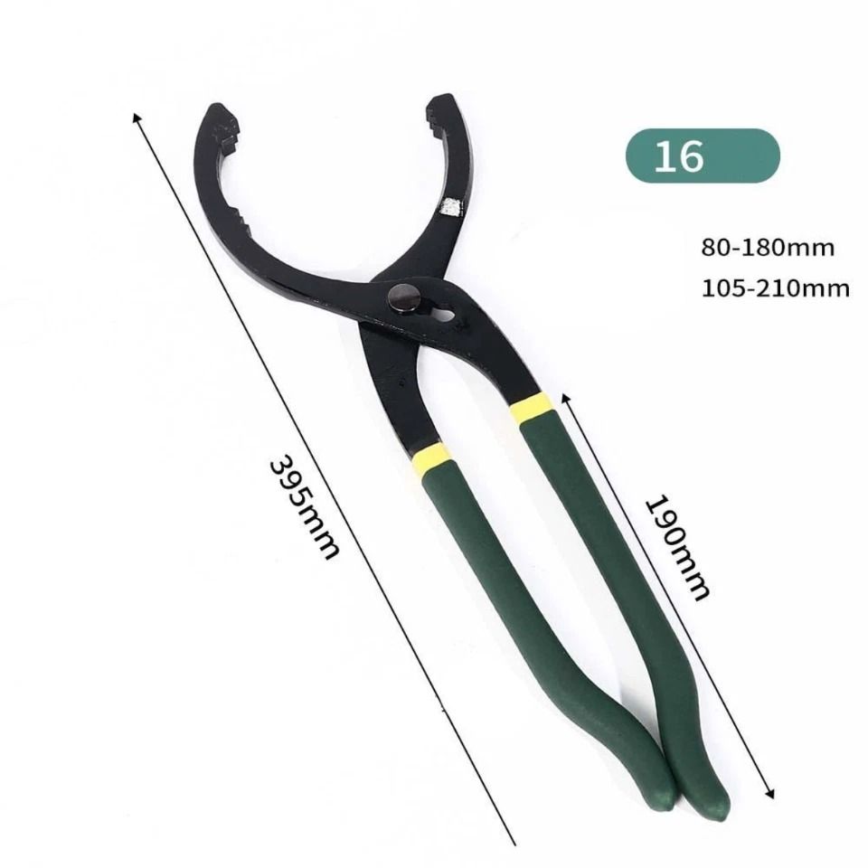 1PC 16" 395MM Adjustable Car Oil Filter Wrench Pliers Hand Removal Tool