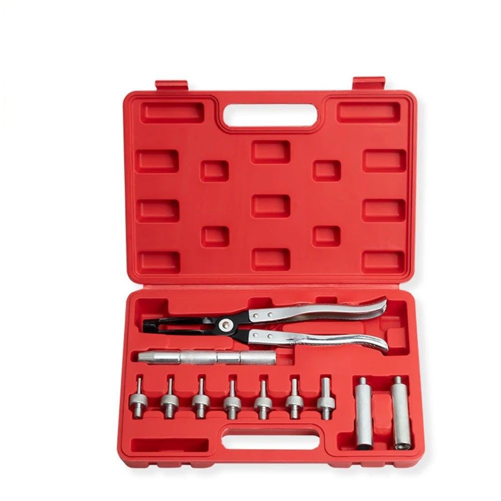 11PC Valve Stem Seal Pliers Remover Installer Cylinder Oil Seal Automotive Tool