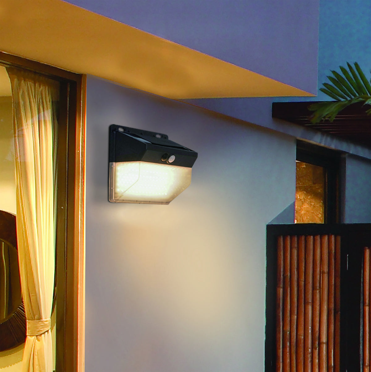 Solar Led Wall Light With Sensor 6W 600LM