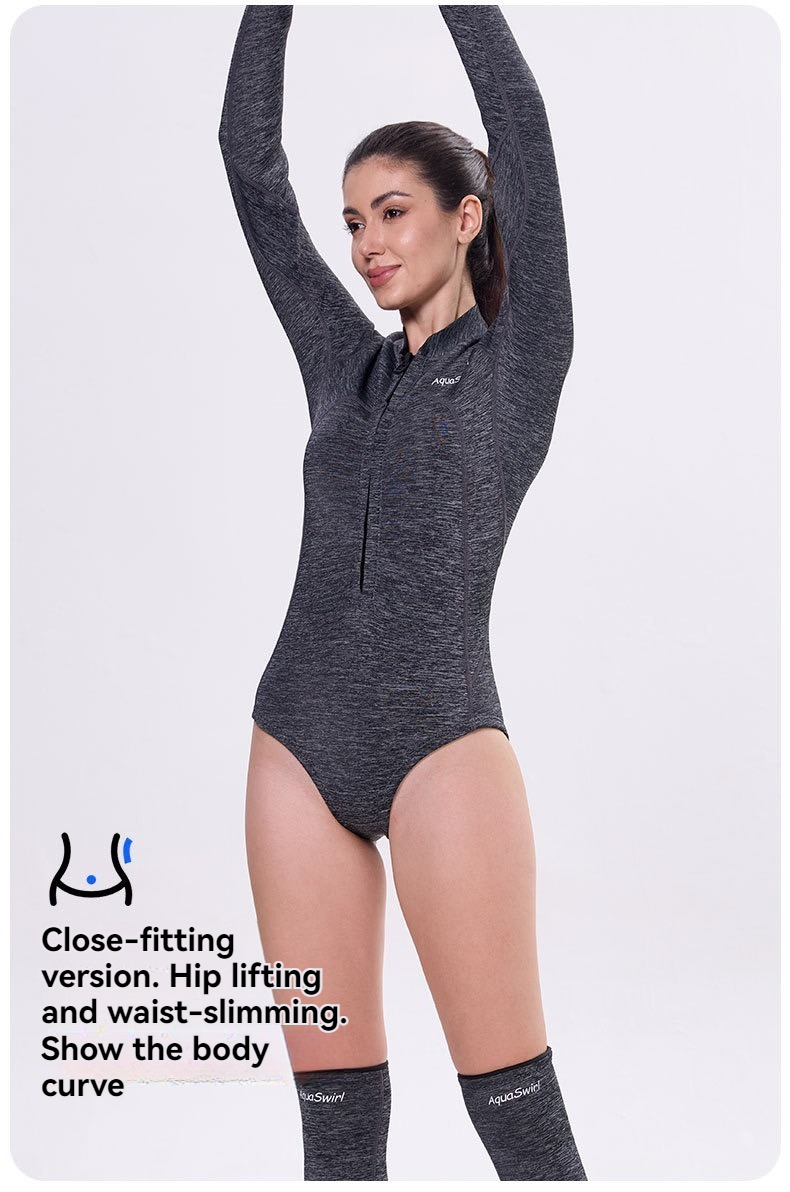 2MM jellyfish suit diving wet clothes jellyfish suit snorkeling swimsuit super elastic skin-friendly 2-piece jumpsuit+stockings