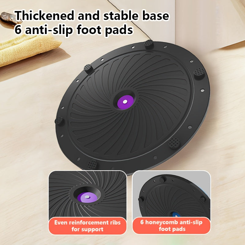 Hemisphere Trainer – Portable Inflatable Balance Trainer, specifically designed for core training, yoga, rehabilitation, and Pilates, equipped with a stable base. Suitable for home gyms, fitness centers, and physical conditioning.（PURPLE）