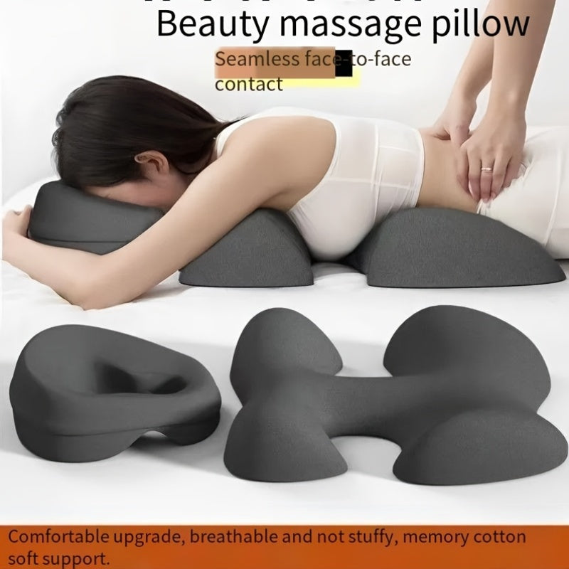 Comfort Zoning, No Fatigue—Ergonomic Beauty Bed Pillow Set（dark gray）