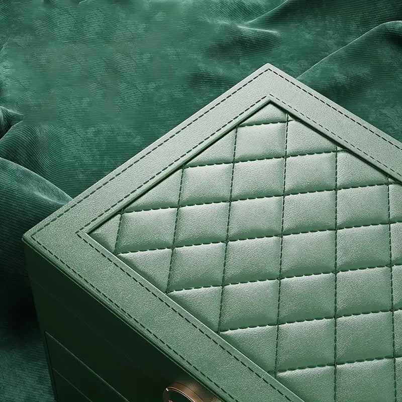 Black  High-end Jewelry Storage Box for Necklaces, Earrings, Ear Studs, Bracelets, Rings, Exquisite Accessories, Gold, and Jewelry – Large Capacity, Ideal as a Gift for Mother’s Day, Father’s Day, Teacher’s Day, Halloween, Thanksgiving, and Christmas.