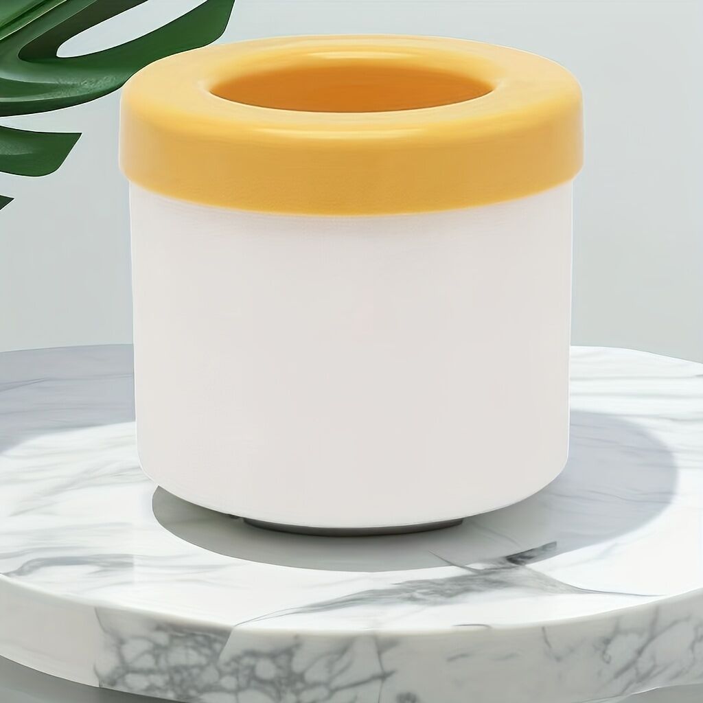 1 pc blue Silicone Ice Cube Cup – Freezable & Reusable Ice Maker, Perfect for Home, Bar, Pub, Club, and Outdoor Summer Drinks in Light Blue, Ideal for Cocktails and Fresh Fruit Infusions