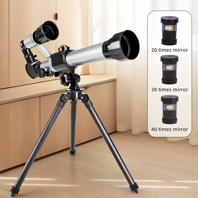 **Entry-Level Quick-Setup Astronomical Telescope | Stable Tripod, Four-Step Star and Landscape Viewing, Clear Sight of Moon and Landmarks, Top Choice for Family Outdoor Exploration**
