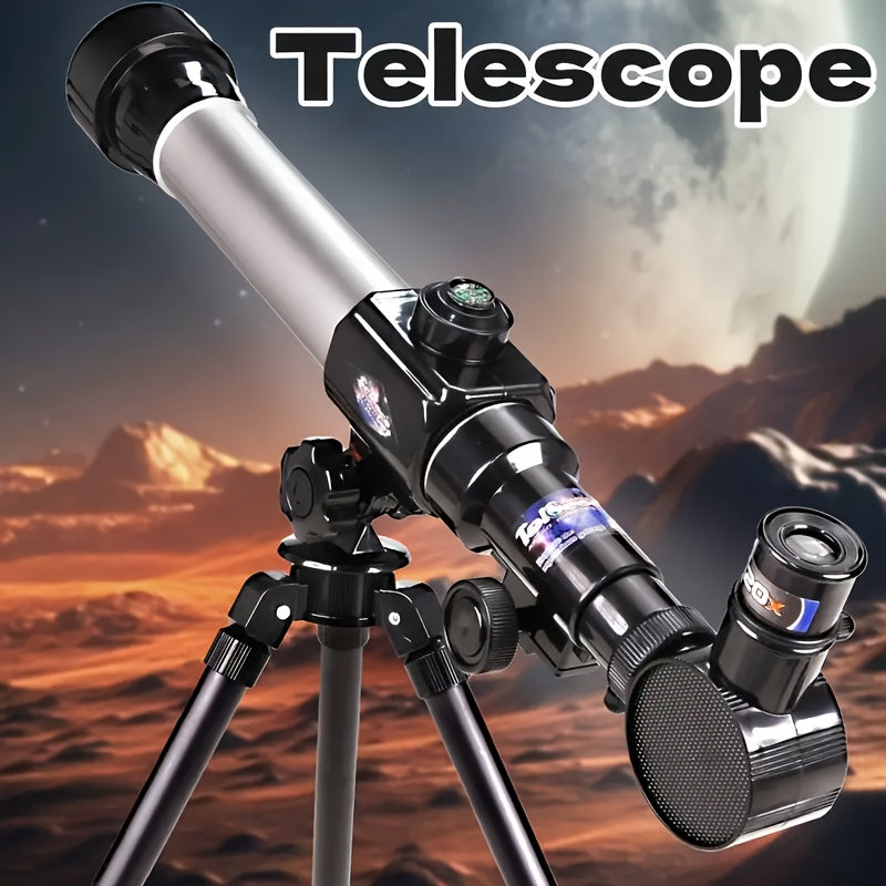 **Entry-Level Quick-Setup Astronomical Telescope | Stable Tripod, Four-Step Star and Landscape Viewing, Clear Sight of Moon and Landmarks, Top Choice for Family Outdoor Exploration**