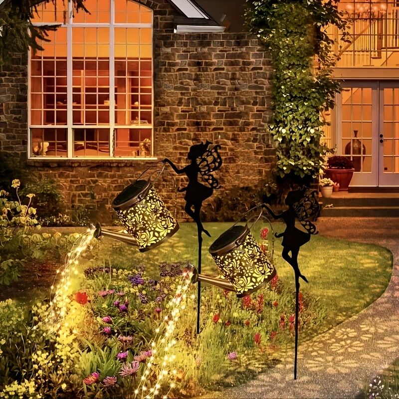 A pcs Christmas-Themed Outdoor Solar String Lights | Waterproof & Durable with Smart Light Sensor | Ideal for Garden/Balcony/Window Decoration & Party/Festival Atmosphere