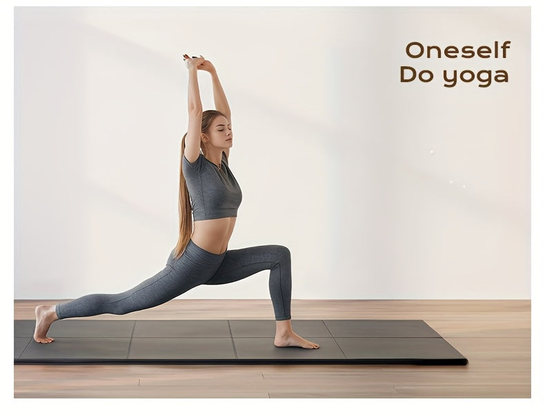 Thickened Foldable Fitness Mat｜Anti-Slip Home Exercise Mat for Treadmill and Yoga, Multi-Functional Silent Floor Protector