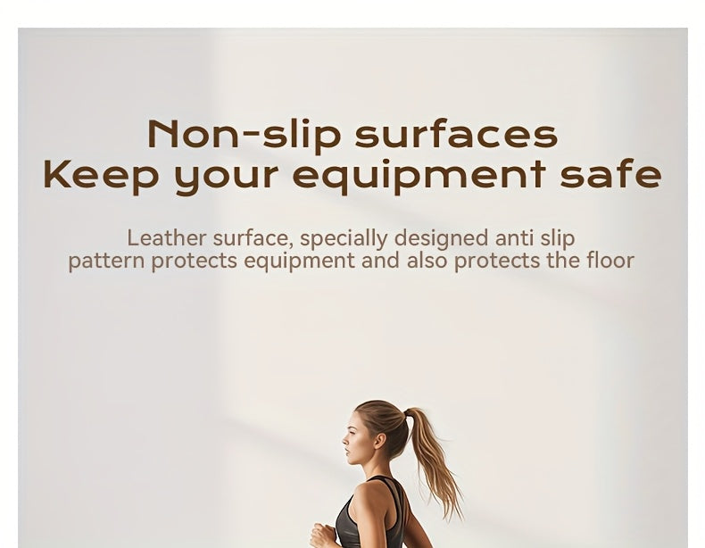 Thickened Foldable Fitness Mat｜Anti-Slip Home Exercise Mat for Treadmill and Yoga, Multi-Functional Silent Floor Protector