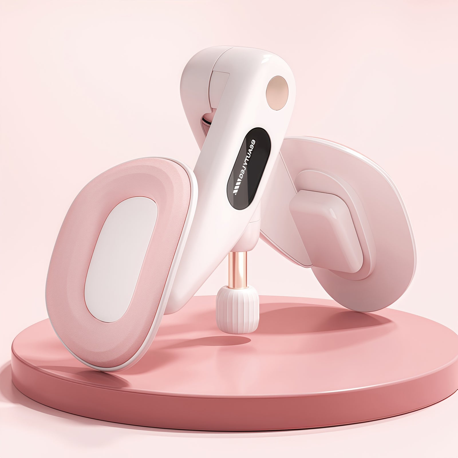 Adjustable Resistance Leg Trainer｜Home 360-Degree Rotatable Shaping, Anti-Slip Spring Strength Workout for Thighs and Arms（green）