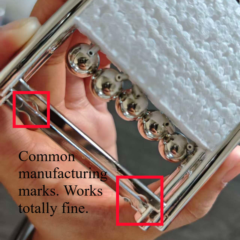 Newton's Cradle, made of durable PP material, is both a desktop physics demonstration pendulum and a stress-relieving decorative piece for offices and homes, ideal as a creative gift.