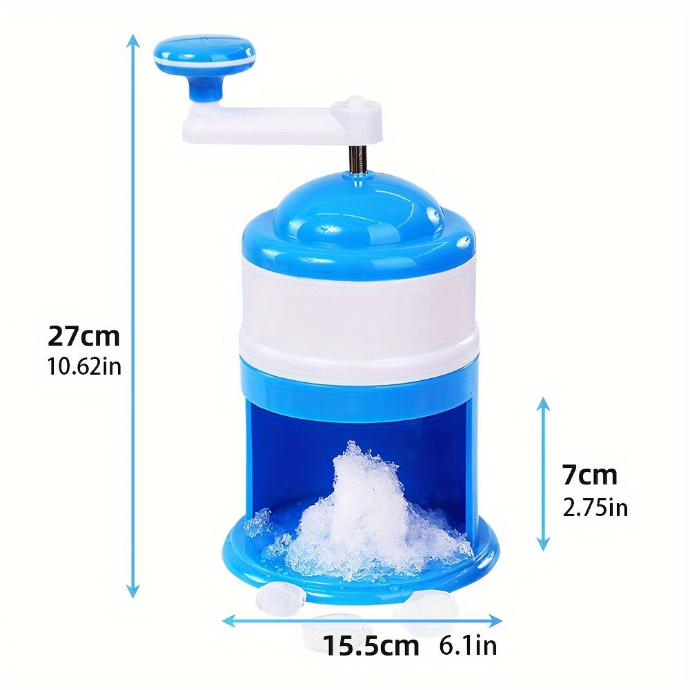 Portable Hand-Cranked Ice Shaver for Home Use: The Smart Choice for Summer Parties and Snow Cone Making