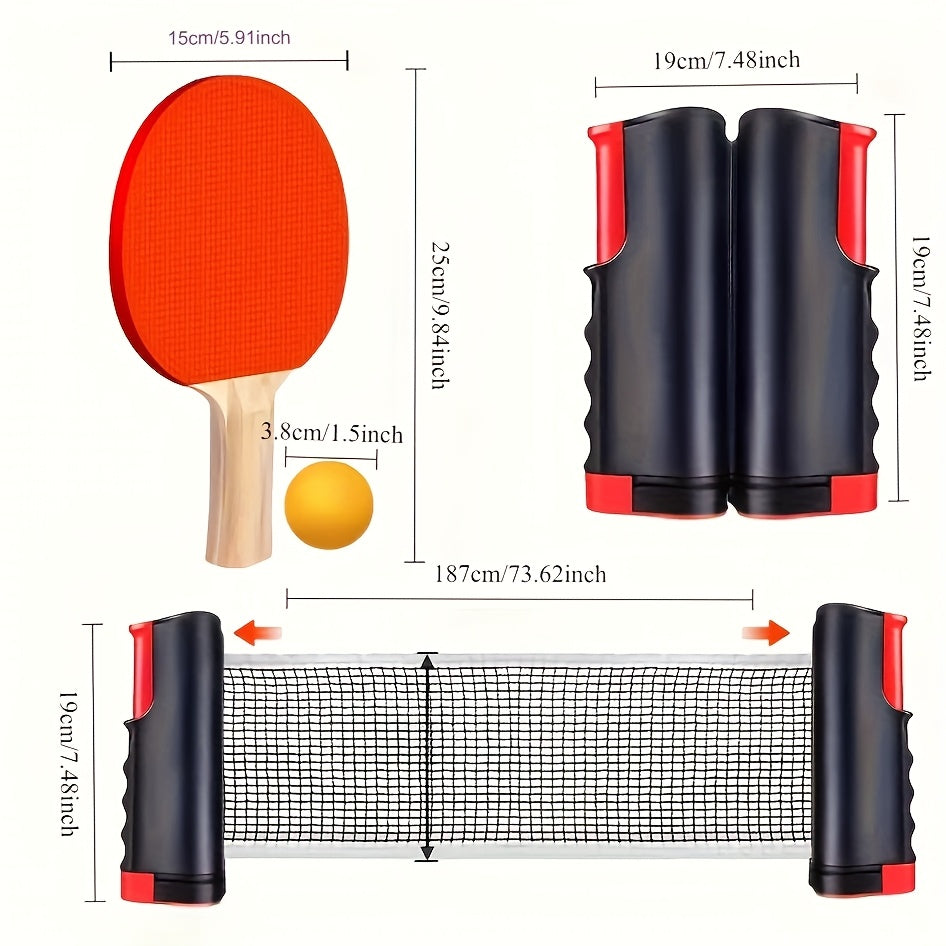 Easy-to-Install Durable Racket: 3-Step Assembly, 5-Layer Composite Wood, Ergonomic Non-Slip Grip for Long-Lasting Comfortable Sports Experience