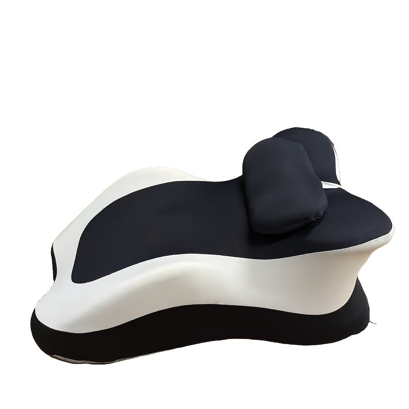 Bed Stomach-Sleep Pillow - Multi-functional Prone Position Pillow for Stomach Sleeping, Phone Use, Reading, Couples Fun Play, Intimacy Aid for Couples, Bed Hip Elevation Tool, Pā Pā Pillow（YELLOW）