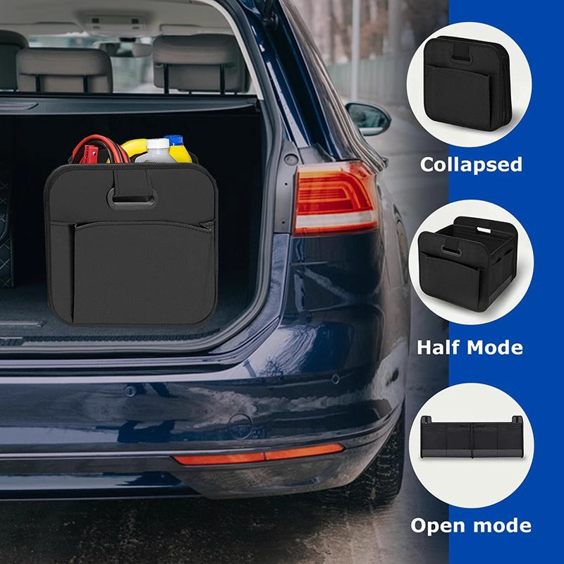 3-in-1 Red Foldable Storage Organizer: Portable, Expandable, with Removable Dividers & 12 Extra Pockets – Your All-in-One Storage Solution