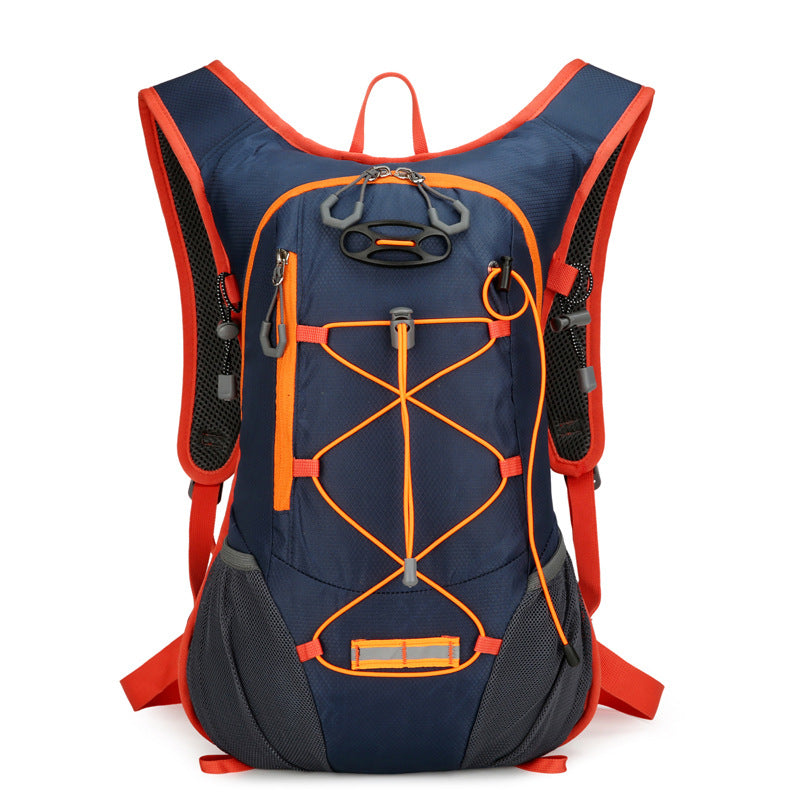 Black Large-Capacity Storage Backpack, featuring a main compartment with multiple organized pockets for efficient item arrangement. Ideal for daily commuting and short trips, offering practical and convenient storage solutions.